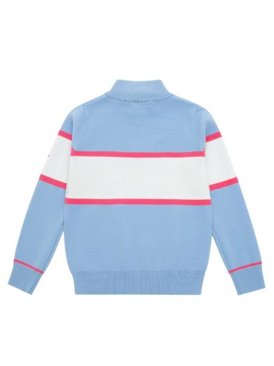 Bilde av WoolLand Hemsedal Knitted sweater girl Light Sky
